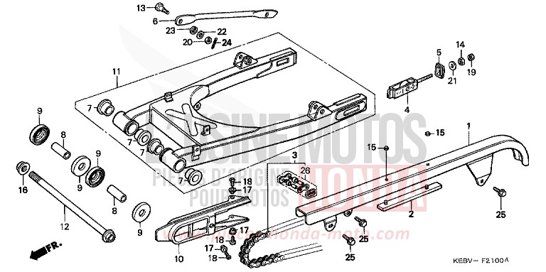 SCHWINGE von CA125 REBEL BARBADOS BLUE (B134) von 1997